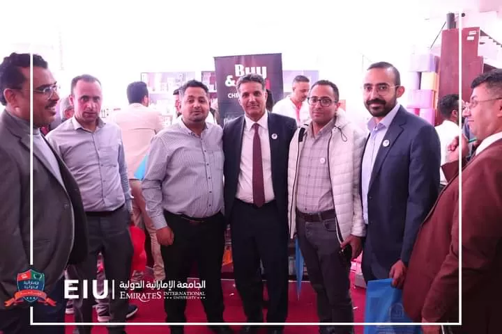 President and Vice President of the University visit the International Dental Exhibition "Your Hands Yemen"