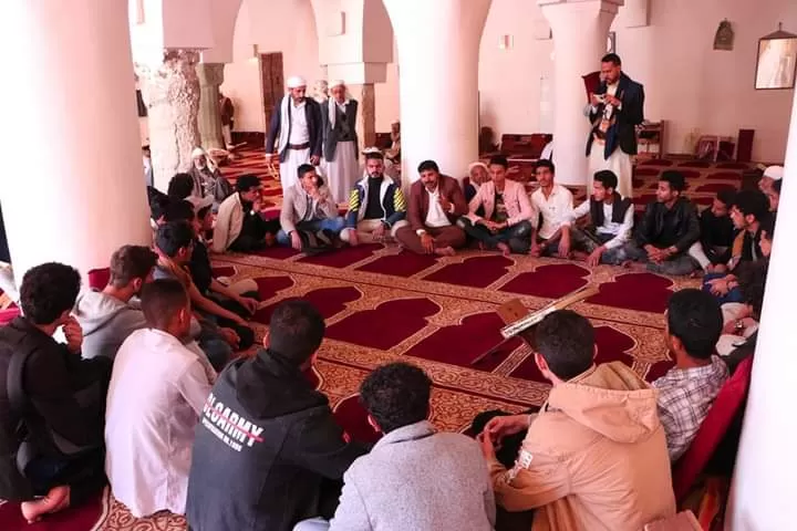 The Student Activities Department and the University Student Forum organize a student visit to the Great Mosque in the old city of Sana'a