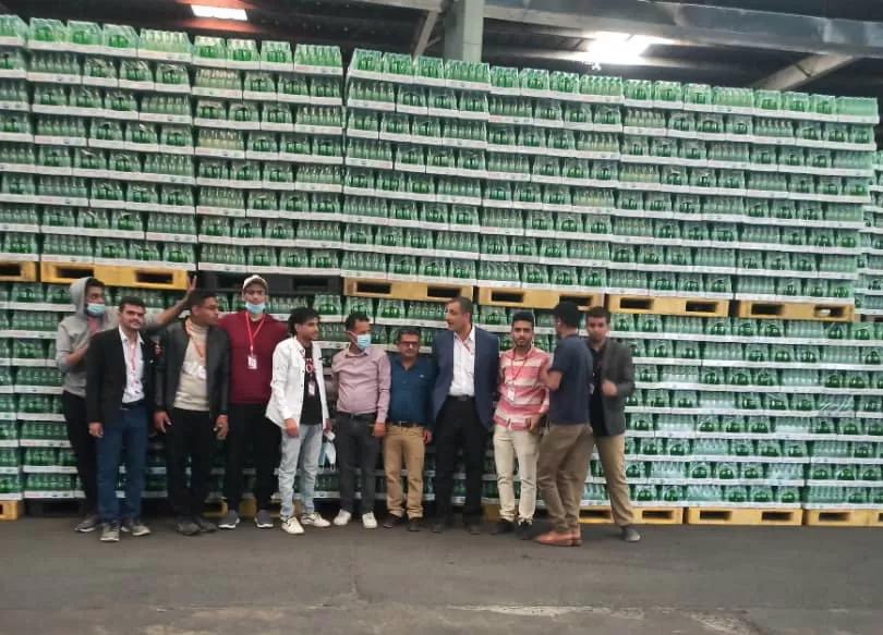 A scientific visit for second-level chemical engineering students to the National Beverage Industry Company