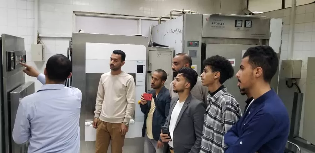 Inauguration of practical training for third-level medical equipment engineering students at Al-Jumhori Hospital