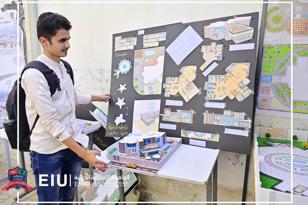 The conclusion of the exhibition of scientific projects and graduation projects for students of the College of Engineering