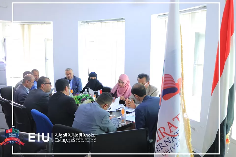 The University Council holds its periodic meeting under the chairmanship of the President of the University, Dr. Nasser Al-Moufari