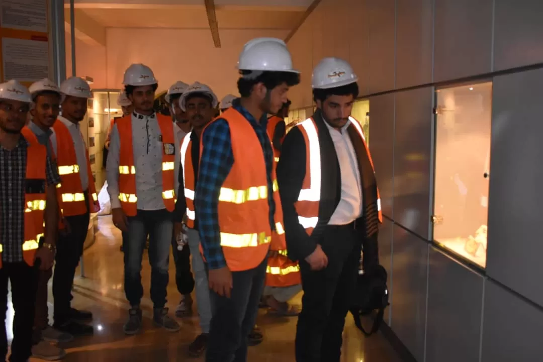 A scientific visit to the Department of Civil Engineering, Level Two, to the Geological Survey and Mineral Resources Authority