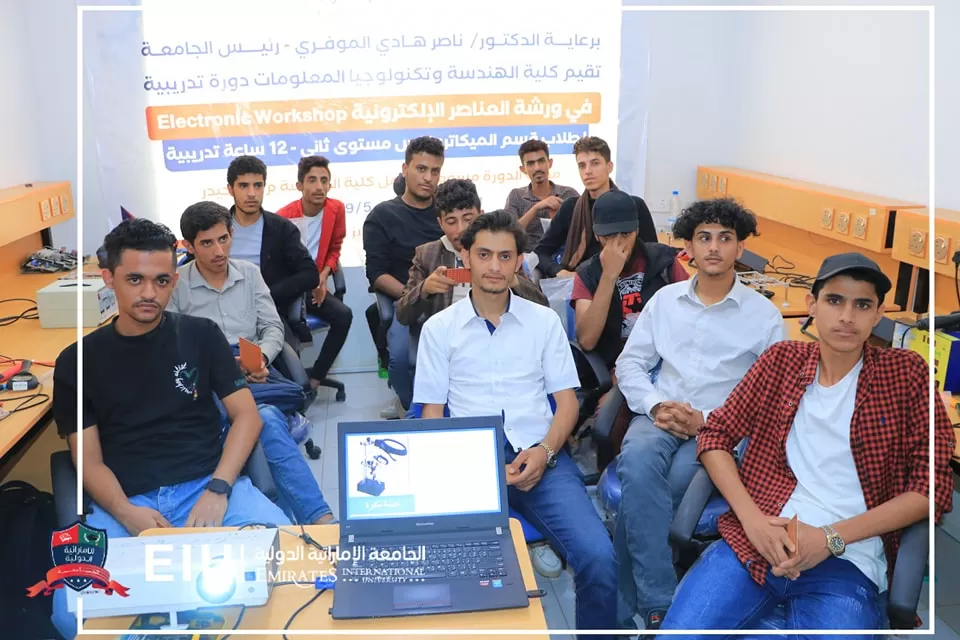 Launching the training course in the Electronic Workshop for students of the Mechatronics Department, second level