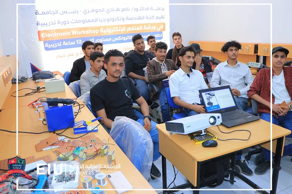 Launching the training course in the Electronic Workshop for students of the Mechatronics Department, second level