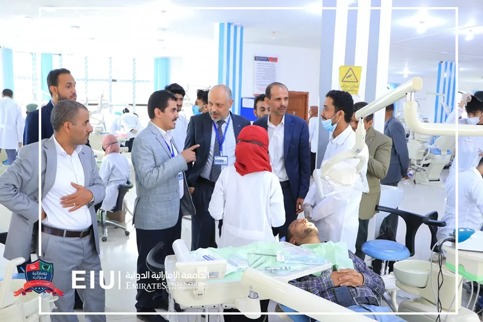 The President of the University reviews the progress of providing medical services to patients in the free clinics affiliated with the University’s College of Dentistry