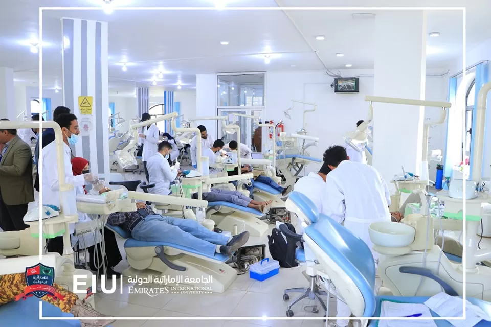 The President of the University reviews the progress of providing medical services to patients in the free clinics affiliated with the University’s College of Dentistry