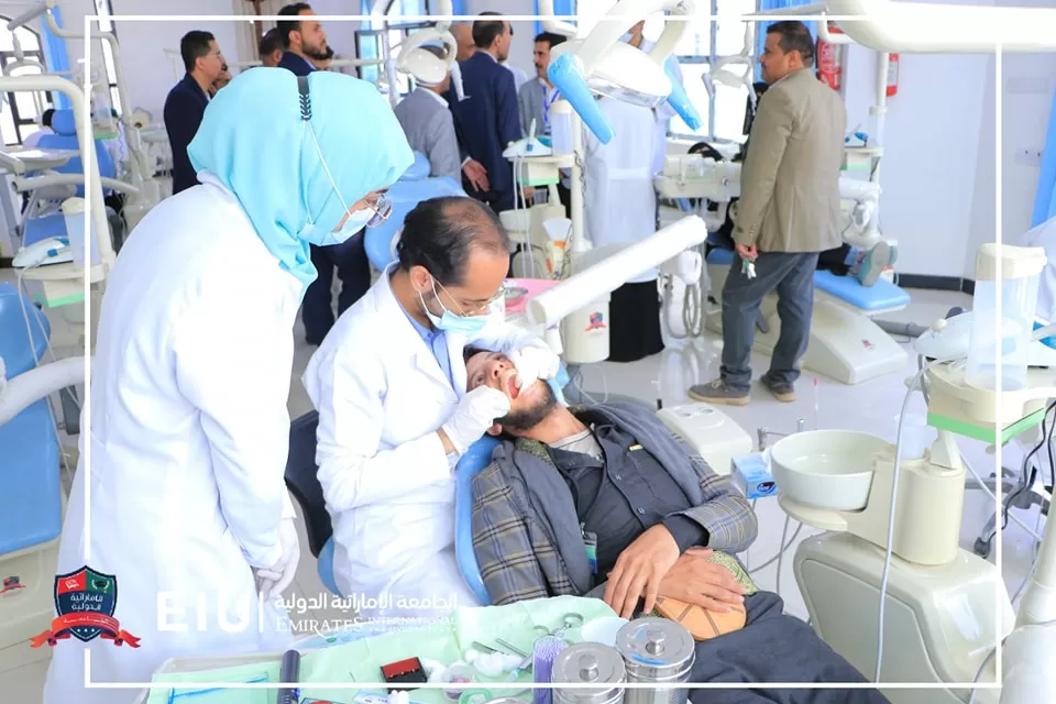 The President of the University reviews the progress of providing medical services to patients in the free clinics affiliated with the University’s College of Dentistry