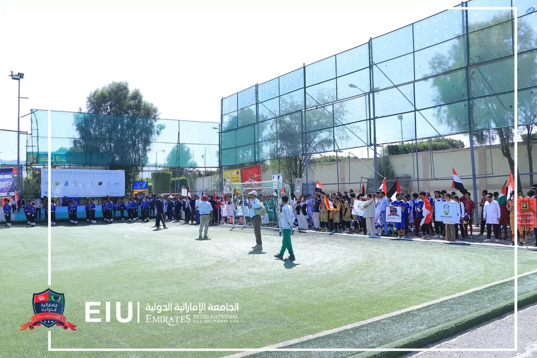 The launch of the first football tournament for Yemeni universities, the Palestine Cup