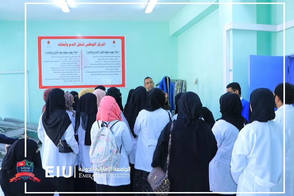 A scientific visit for students of the Medical Laboratory Department, third level, to the National Center for Blood Transfusion and Research