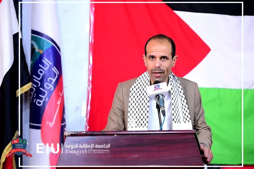 The UAE University and the University Student Forum organize a speech event to support the Palestinian people and inaugurate the anniversary of Sheikh