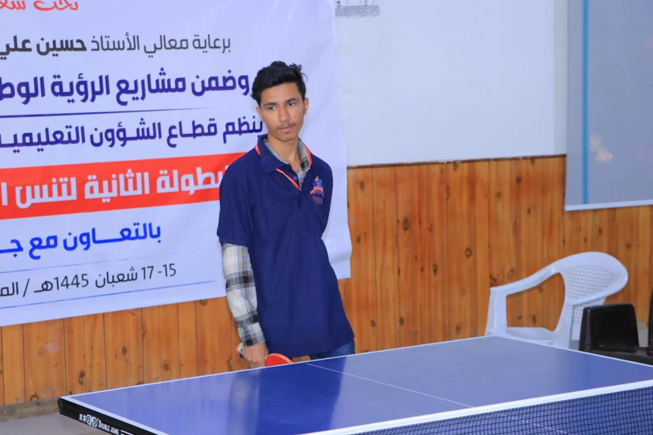 The UAE University participates in the second table tennis tournament and the first badminton tournament for Yemeni university students