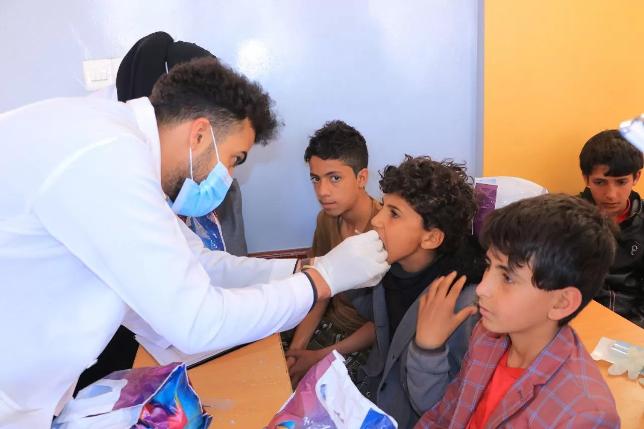 A scientific awareness visit for fifth-level dental students to Al-Shawkani Orphanage as part of the preventive dentistry course