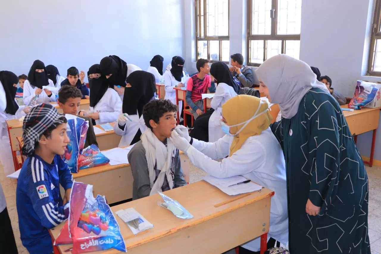 A scientific awareness visit for fifth-level dental students to Al-Shawkani Orphanage as part of the preventive dentistry course