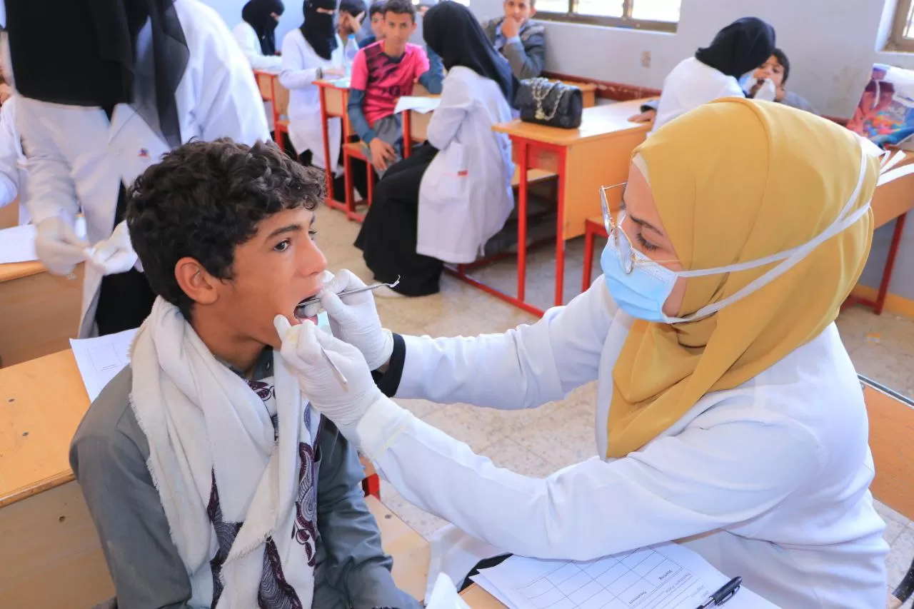 A scientific awareness visit for fifth-level dental students to Al-Shawkani Orphanage as part of the preventive dentistry course