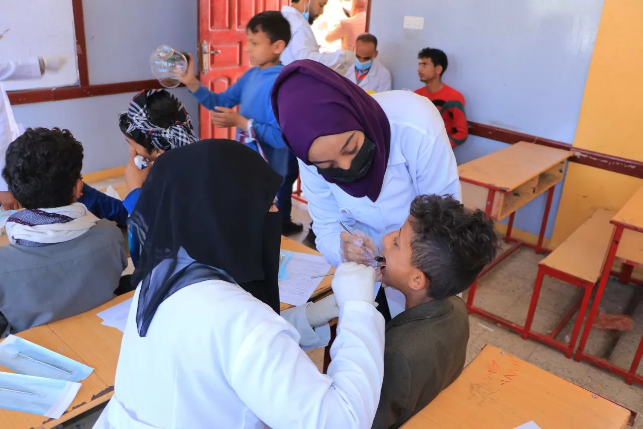 A scientific awareness visit for fifth-level dental students to Al-Shawkani Orphanage as part of the preventive dentistry course