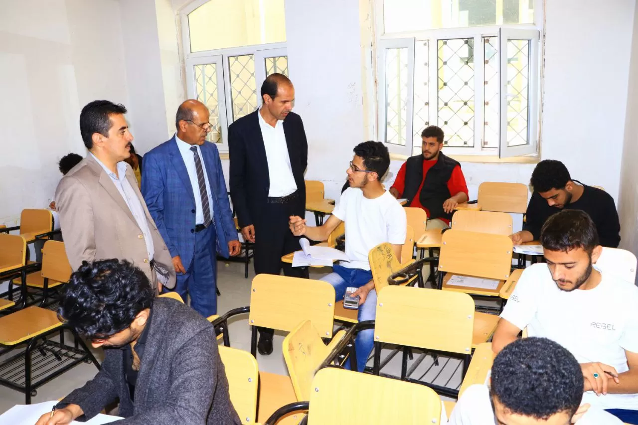 Launching the final exams for the second semester, first level, of the academic year 1445 AH, in the Faculties of Engineering and Administrative Sciences.