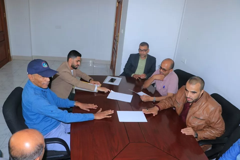 A delegation from the Charitable Society of Hayel Saeed Group of Companies visits the university to enhance ways of joint cooperation between the two sides