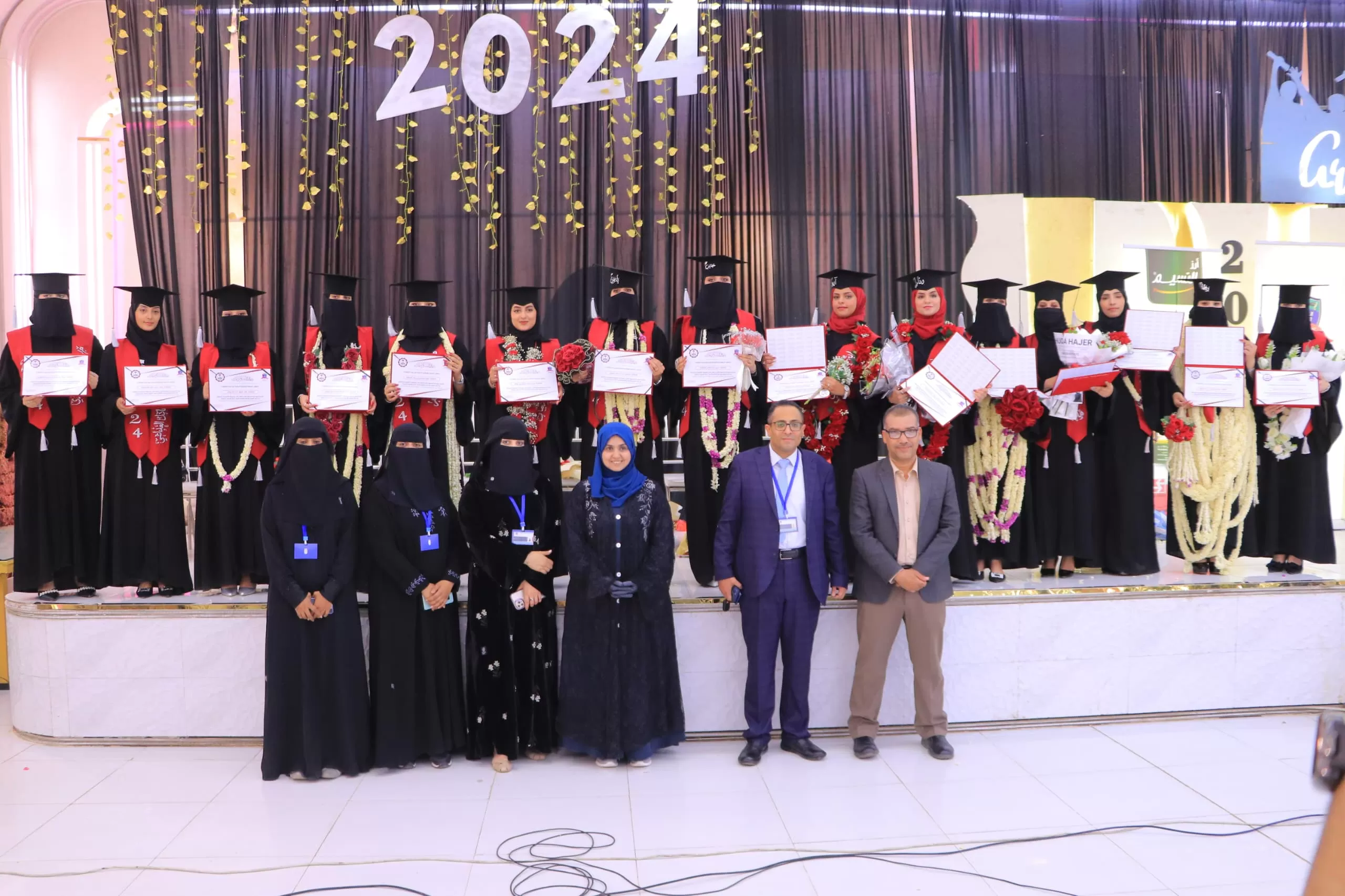 A student artistic ceremony to bid farewell to the seventh batch of the Department of International Business Administration “Arabi” for the academic year 1445 AH