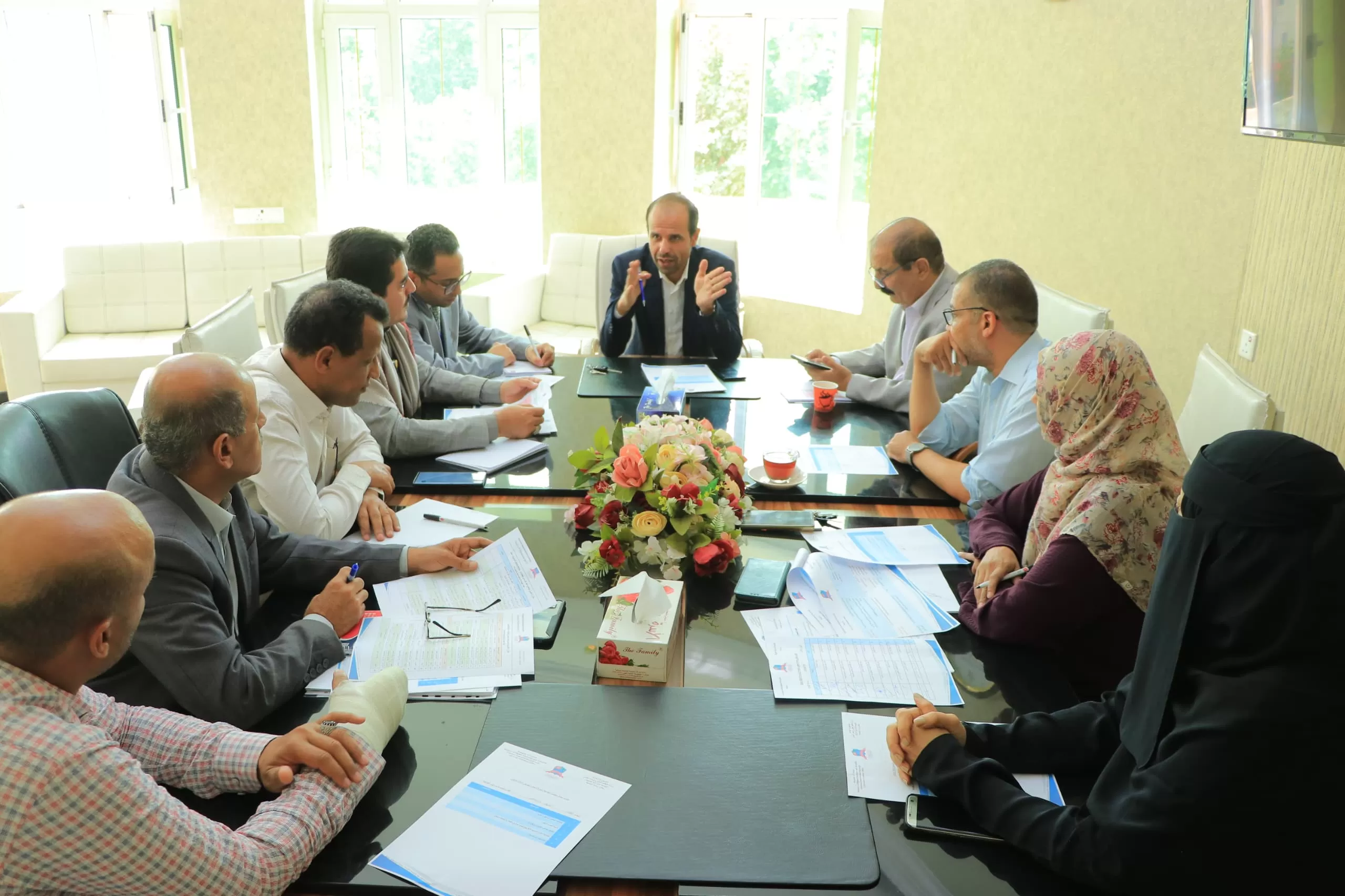 The University Council holds its regular meeting for the month of July, headed by the University President, Dr. Nasser Al-Mofari