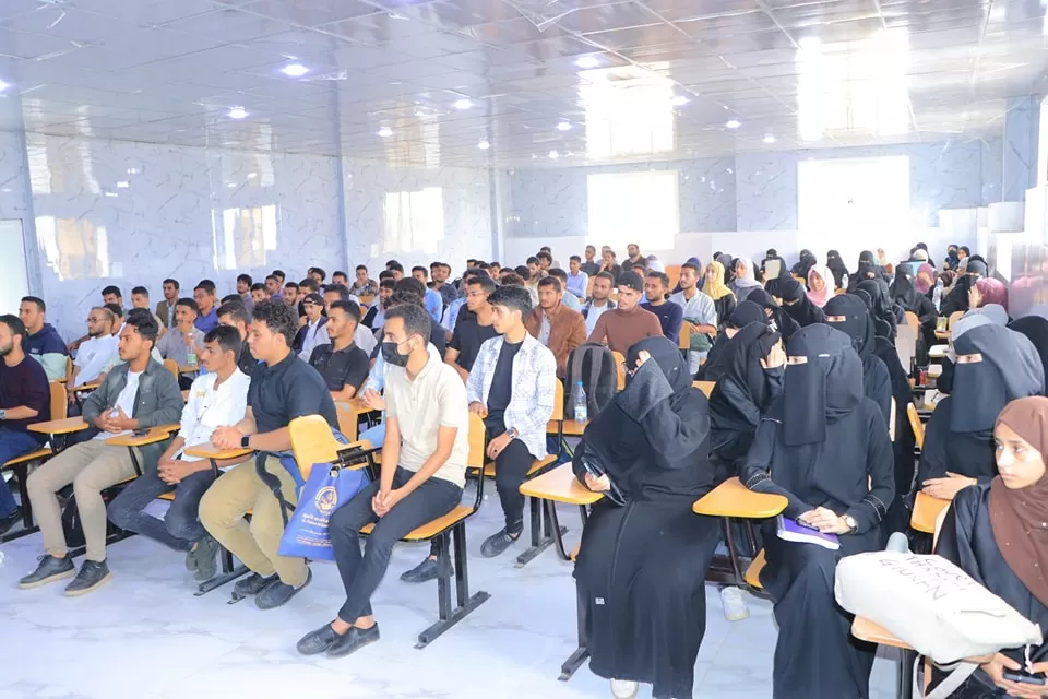 Launching a first aid course for students of the College of Medicine and Health Sciences in cooperation with the Yemeni Red Crescent