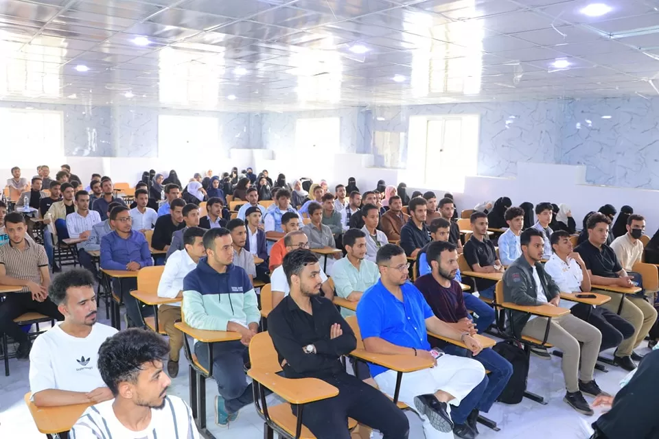 Launching a first aid course for students of the College of Medicine and Health Sciences in cooperation with the Yemeni Red Crescent