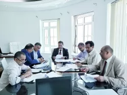 A meeting of the committee to study the requirements for opening postgraduate programs at the university