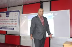 استمرار محاضرات الأسبوع العلمي المصاحب لبرنامج الإمتياز لطلاب طب الأسنان بالجامعة