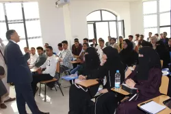 The Presidency of the University inspects the progress of the educational process for new students in the Department of Dentistry at the Faculty of Medicine and Health Sciences