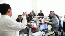 A workshop to discuss the draft of the Emirates International University 2025 strategy