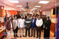 A training and awareness workshop on banking and electronic services at Tadhamon Bank for students of the International Business Administration Department