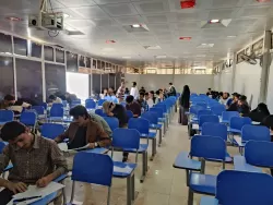 Inauguration of the final exams for the first semester of the academic year 2022-2023 for first-level students, College of Administrative and Financial Sciences