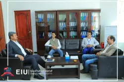 The University President receives Dr. Hamoud Abbad, Secretary of the Capital