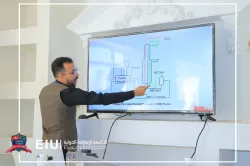 Discussing the graduation projects of the students of the first batch of the Department of Chemical Engineering for the academic year 1444 AH