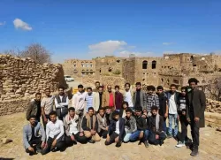 A scientific visit for students of the Department of Architecture, second level, to the historical city of Thala